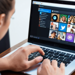 **Image Prompt:** A person carefully adjusting privacy settings on a social media profile on their laptop, with blurred background showing common social media icons. Focus on the screen and the hands interacting with it. Concept: Strategic Social Media Management.